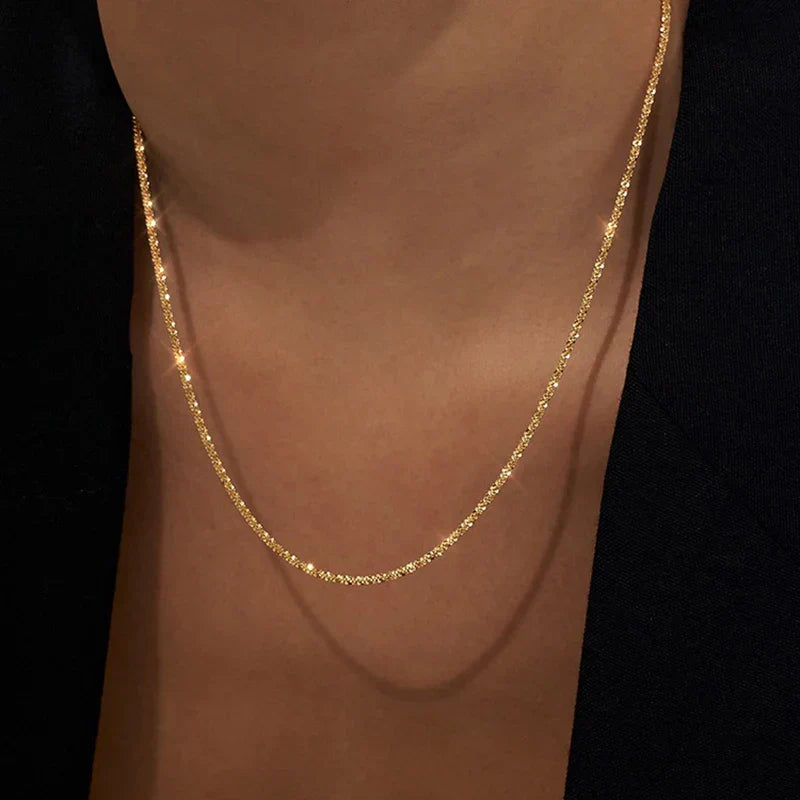 Heart Shape Pendant Necklaces Silver Color 5A Cubic Zirconia Minimalist Style Clavicle Chain Women And Girl Jewelry