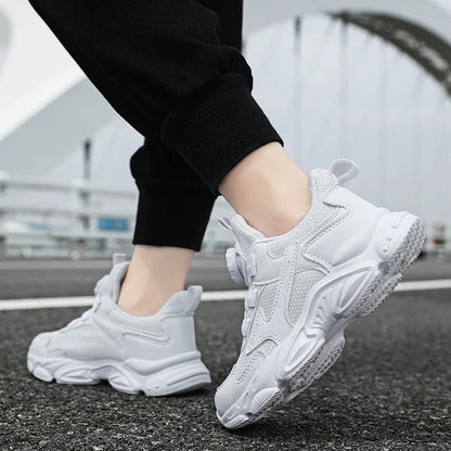 Children's Basketball  Sports Shoes Breathable Student White School Walking Shoes Anti-skid Boys Girls Casual Running Sneakers