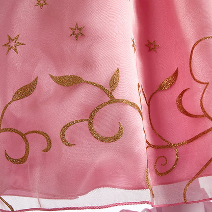 Girls Costume Sleeping Beauty Aurora Princess Party Rapunzel Halloween Snow White Cosplay Costume Kid Cinderella Dress up
