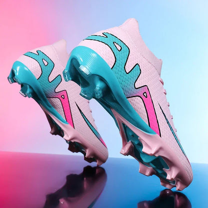 New Men Football Boots Grass Cleats High-top Non-Slip Soccer Shoes Futsal Sneakers High-quality Match Indoor Hot-selling Outdoor