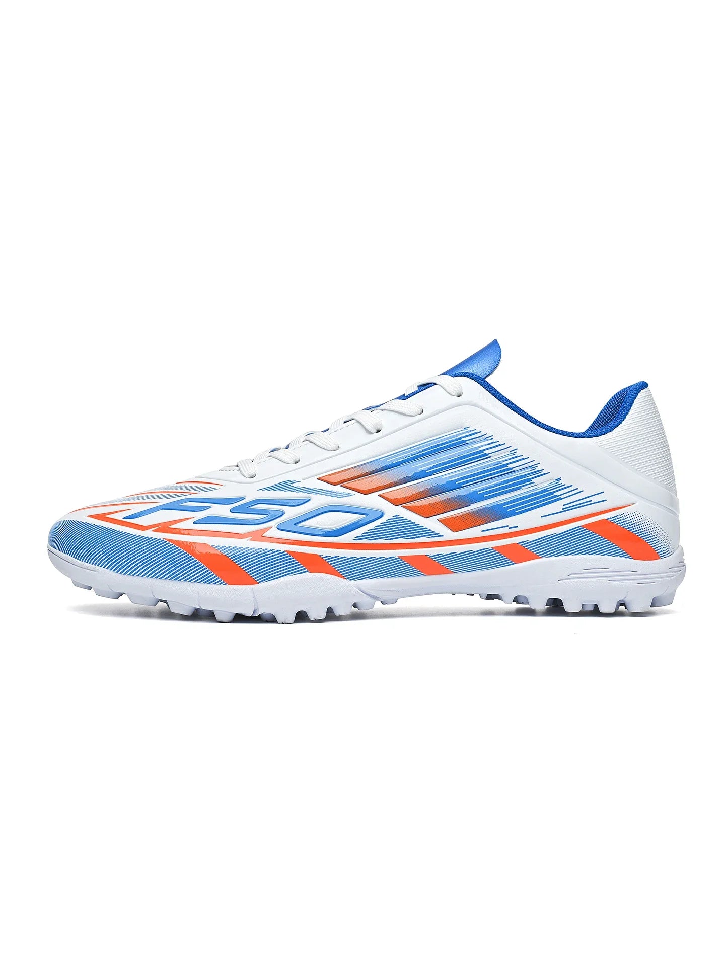 TF Soccer Cleats Men Women Kids PU Synthetic Upper Rubber Outsole Wear-resistant Non-slip Training Shoes