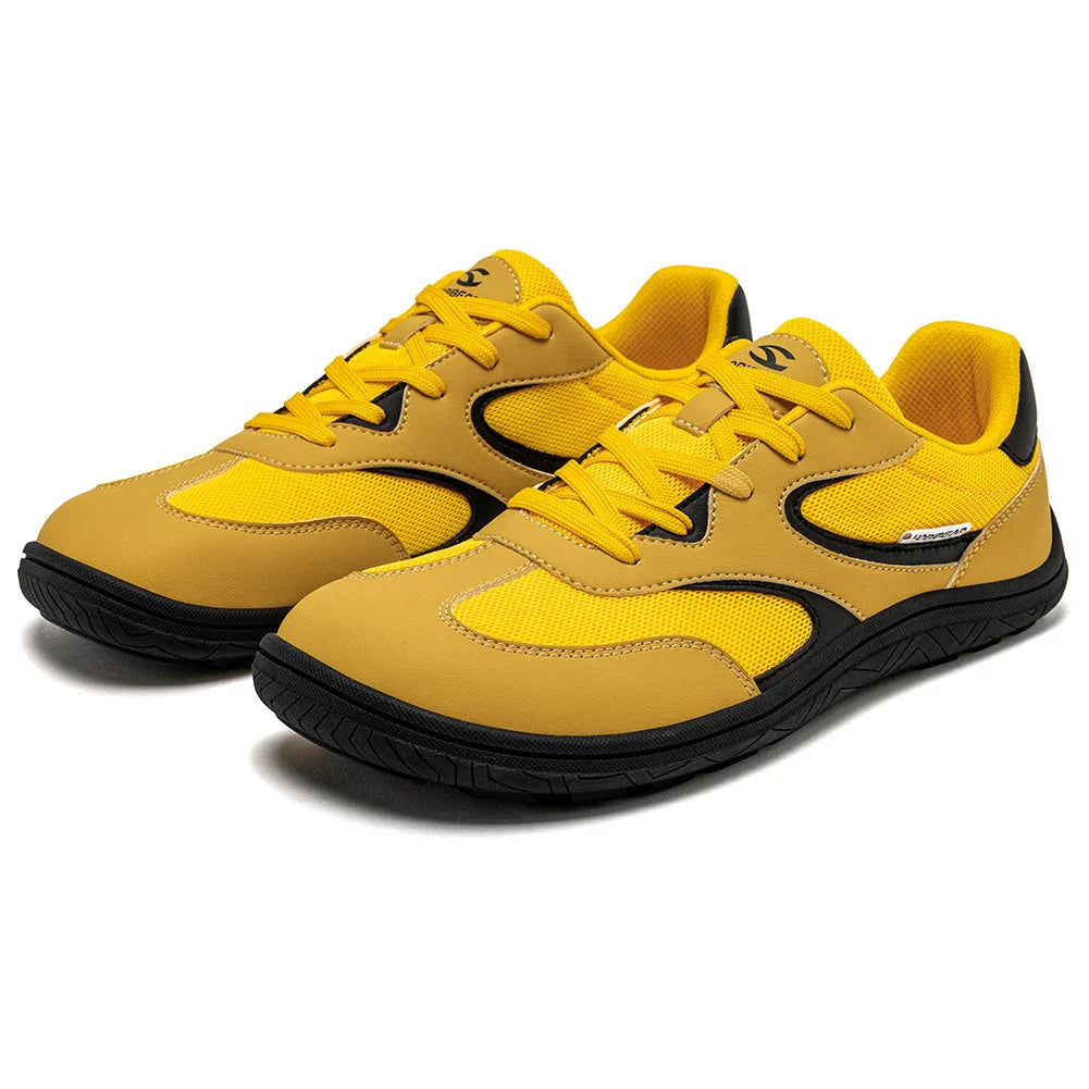 Unisex Barefoot Shoes Wide Width Minimalist Sneakers Zero Drop Classic Retro Outdoor Walking Shoes for Men Women