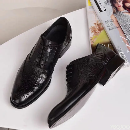 2025 Large Size Fashionable Men's Office Formal Shoes Low Cut Daily Comfortable Pointed Multifunctional Men's Wedding Shoes