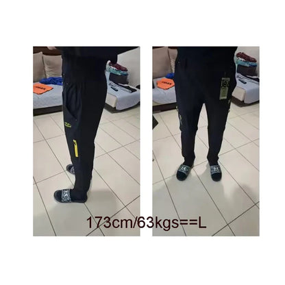 Men's Camping Hiking Pants Trekking High Stretch Summer Thin Waterproof Quick Dry UV-Proof Outdoor Travel Trousers