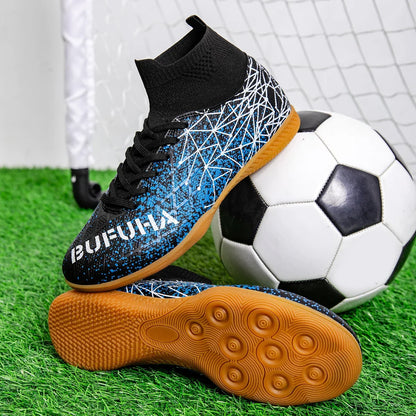Men Soccer Shoes TF High-quality Breathable Unisex Football Boots Professional Sneakers Ultralight Match Hot Sale Women Match