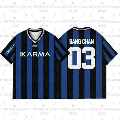 Adult Women's Men's Boys' Casual Sporty KARMA Ceremony 3D Print Graphic T-Shirt Girl Tee Outdoor Sports T-shirt