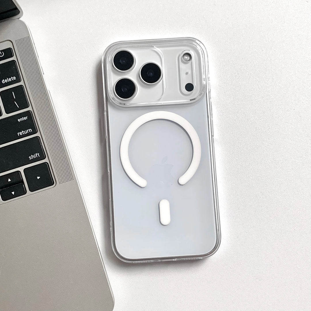 Transparent Magnetic phone Case for iPhone 17pro 17 Pro Max
