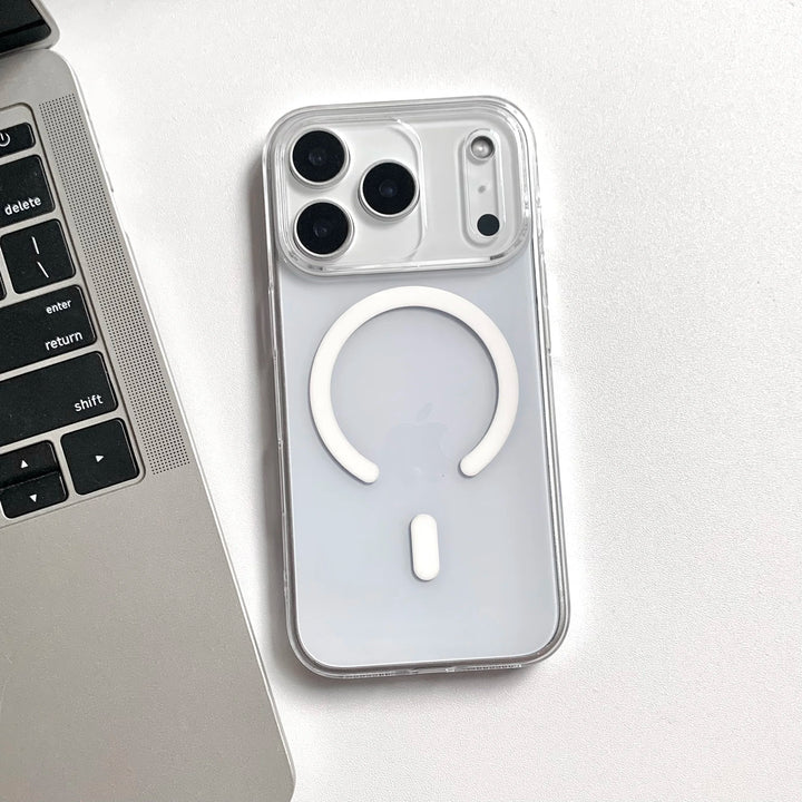 Transparent Magnetic phone Case for iPhone 17pro 17 Pro Max