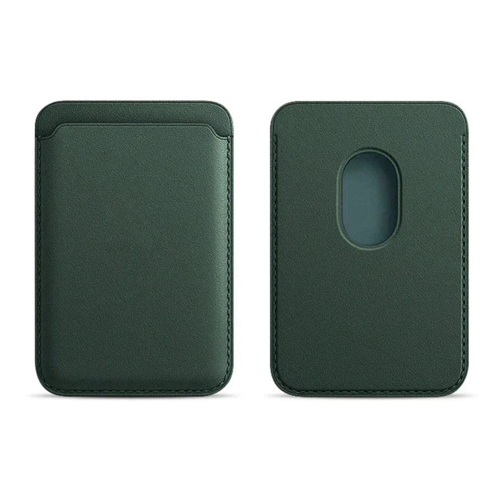 For Magsafe Wallet Card Holder Case For Apple iPhone 17 16 15 14 13 12 Pro Max Magnetic Leather Bag Adsorption Cover Accessory
