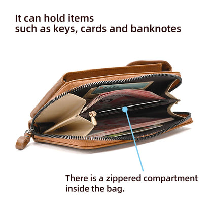 Fashionable single-shoulder bag, versatile crossbody bag, colorful mobile phone bag, large-capacity coin purse