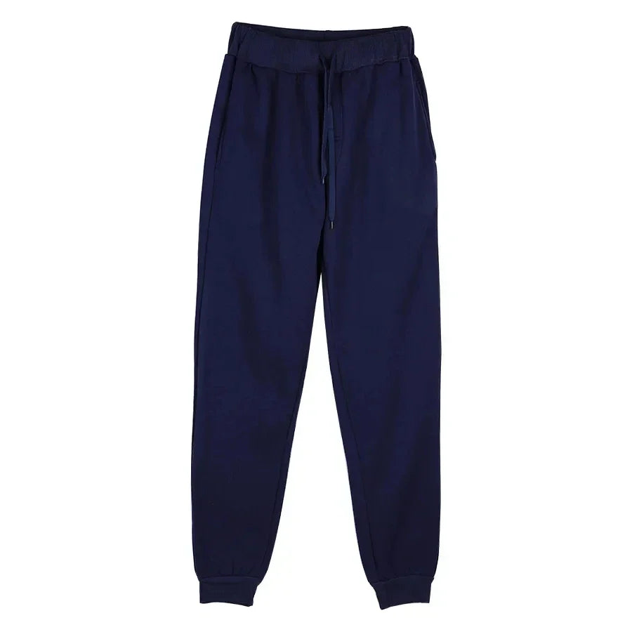 2025 Autumn and winter Keep warm Men Compression pants Running Fitness Tight Sport Training Jogging Solid Lace Up Slim Trousers