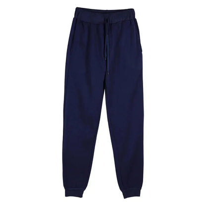 2025 Autumn and winter Keep warm Men Compression pants Running Fitness Tight Sport Training Jogging Solid Lace Up Slim Trousers