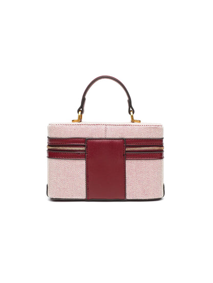 Fashionable versatile box bag brown one shoulder trendy hand-held hard fashionable small square bag