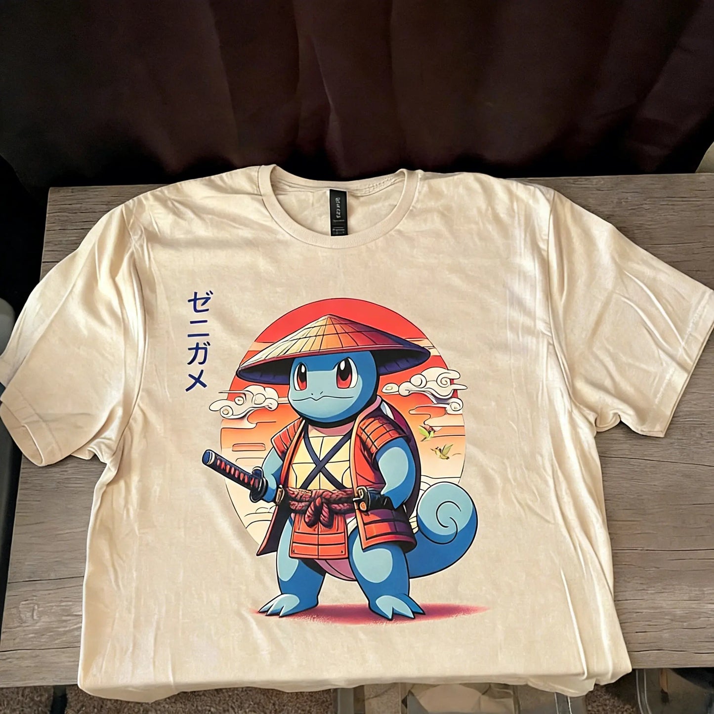 Anime Short Sleeve T Shirt Man Women Samurai Squirtle Pikachu Print Cotton Graphic Tee Summer 2026 Streetwear Casual Top