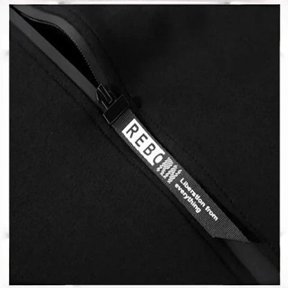 Autumn and Winter Zippered Sweatshirts + Sportswear Pants, Men's Jogging and Fitness Sets, Men's Casual Sportswear Sets