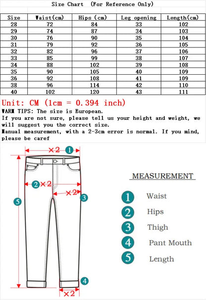 High Quality Spring Autumn Men's Slim Jeans Stylish Casual Stretch Fabric Denim Pants Classic Trousers Smoke Gray Plus Size 40