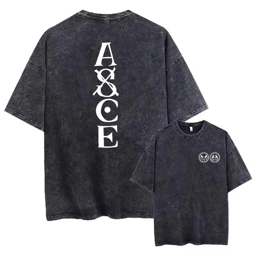 T-shirt Man Women Short Sleeve Tee Streetwear 2026 Oversized Anime Print Casual Tops Summer Y2k