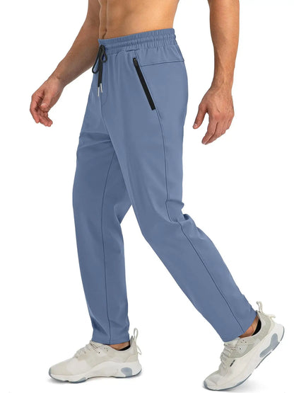 Men's Lightweight Quick Dry Sport Pants with Elastic Waist Outdoor Gym Workout Running Jogger Athletic Sweatpants Quality