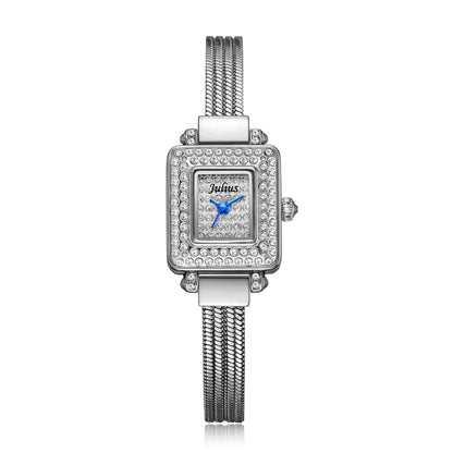 Top Julius Mini Lady Women's Watch Japan Quartz Elegant Fashion Hours Clock Dress Bracelet Chain School Girl's Birthday Gift