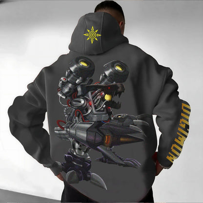 Printing Hoodie 2025 Autumn/Winter Men's New Harajuku Loose Casual Trendy Versatile Parent-Child Top