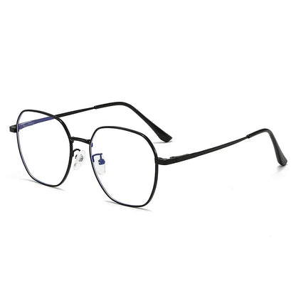 Sunglasses Men Women 3 In 1 Magnetic Clip On Glasses Hexagon Alloy Frame