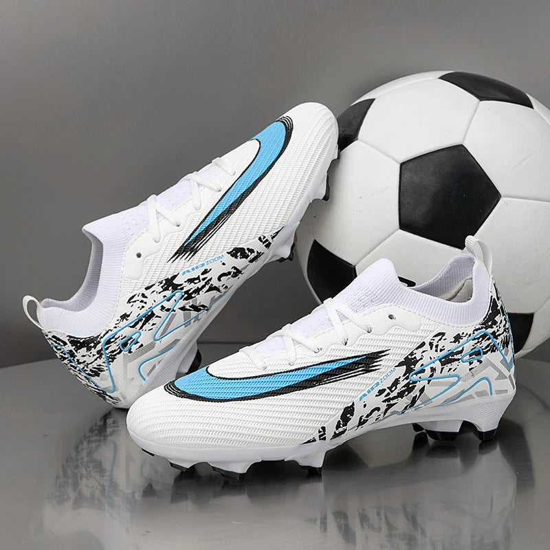2025 Football Shoes Tiempo Legend 10 Elite FG Wear Resistant Shock Absorption Comfortable Anti-slip Round Head Long Spike