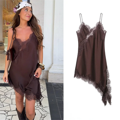 Black Lace Cami Tops Women V Neck Patchwork Sleeveless Y2K Girl Top Fashion 2025 Summer Fall Holiday Beach Top