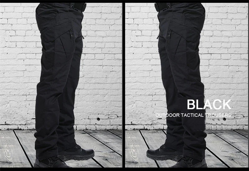 Tactical Cargo Pants Men Outdoor Waterproof SWAT Combat Military Camouflage Trousers Casual Multi Pocket Male Work Joggers