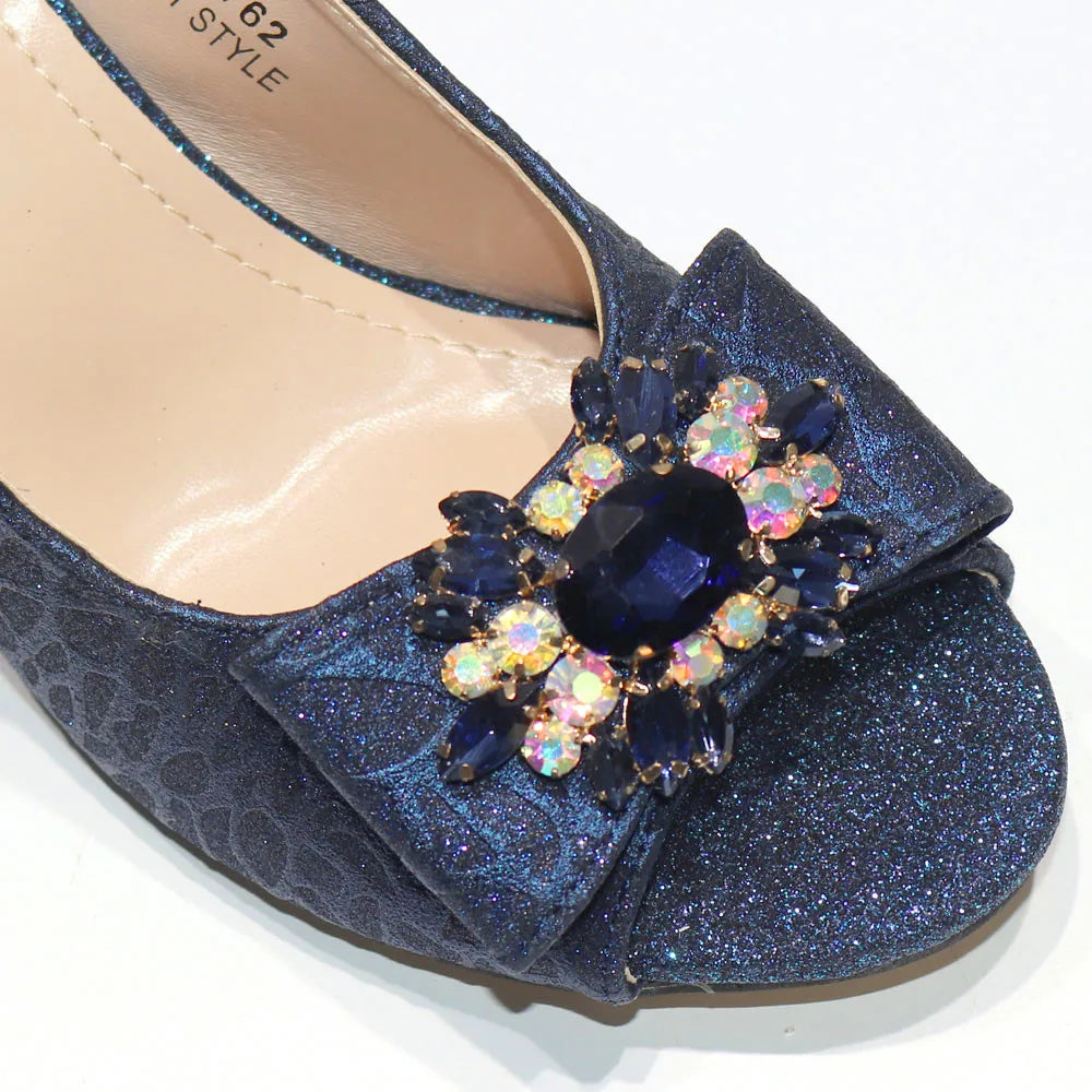 African Fashion Italian Shoes And Bag Sets For Evening Party With Stones Colorful Italian Handbags Match