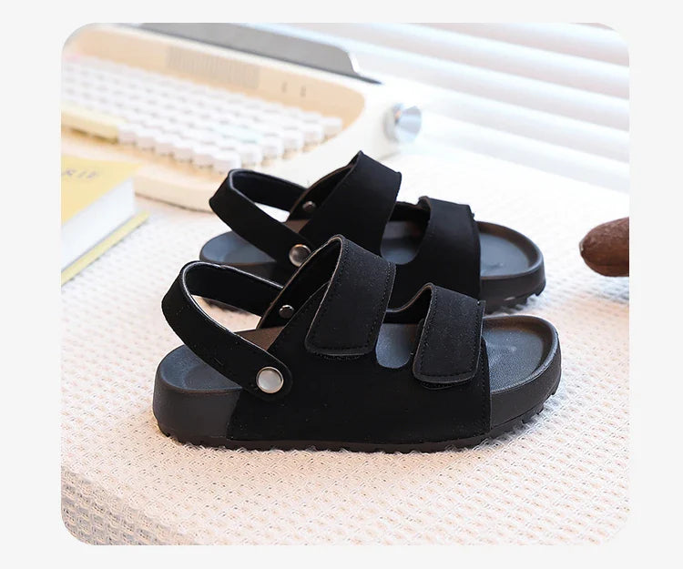 Boy's And Girls' 2026 Summer New  Casual Thick Sole Slides Forest Style Two-Way Sandals