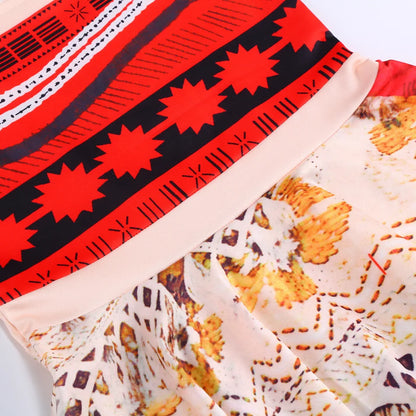Vestido Moana Casual para Menina 2024, Aventura no Oceano, 2 Fantasias de Vaiana Chique, Traje de Halloween Princesa, Roupa de Verão, Vestido