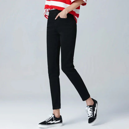 High Waist Tight Fashion Denim Trousers
