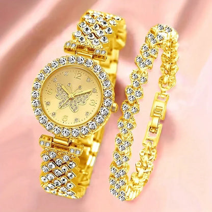 Watch For Women Watches 2023 Best Selling Products Luxury Watch Luxury Brand Reloj Mujer Watch Bracelet Set Diamond Steel Band