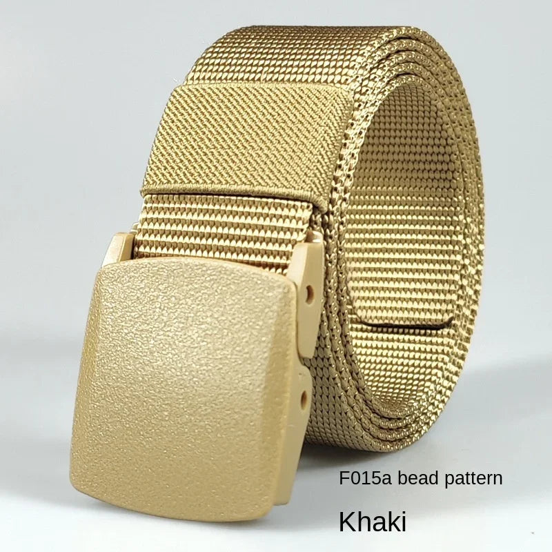 White Automatic Buckle Nylon Army Tactical Men Belt Military Waist Canvas Belt Outdoor Strap Travel Jeans Black Belts for Women