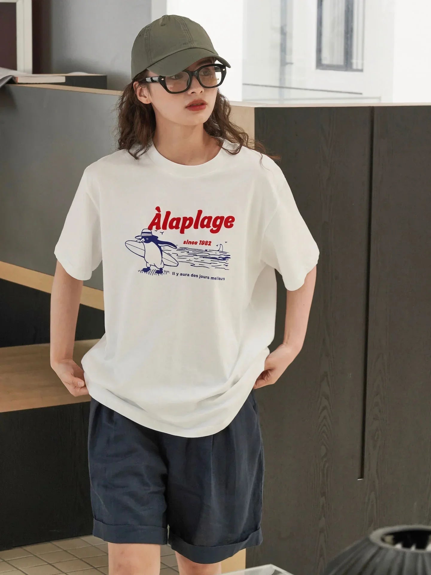 Summer Korea Style Lazy Linen Curled Bermuda Shorts Wide Leg Loose Slim Casual Hot Pants For Women