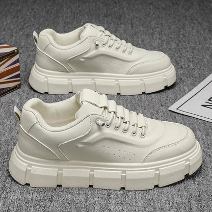 New Casual Shoes for Men 2025 Men's Oxford Shoes Retro Luxury Leather Shoes Fashion Breathable Sneakers Handmade Platform Boot