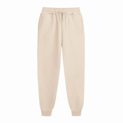 Men's Sweatpants Autumn and winter Fleece Pants Sport Long Pants Casual Drawstring Jogger Pants Pockets  Keep warm Trousers