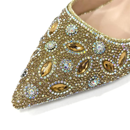 Black Color Elegant High Heels Nigeria Popular Design African Ladies Shoes And Bag Set For Party
