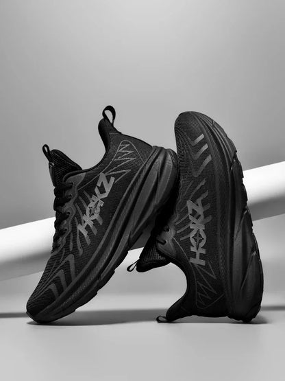 Tênis de Corrida Masculino de Malha Tênis Off-road Tênis Esportivo Respirável para Corrida ao Ar Livre Tênis de Luxo com Amortecimento Antiderrapante para Casal Moda