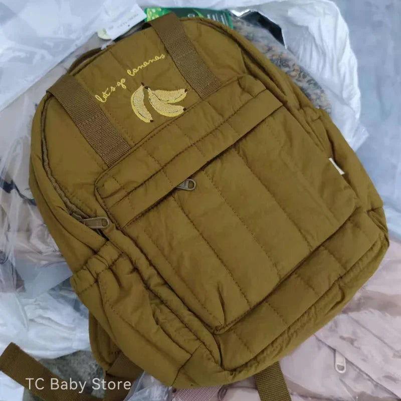 Baby Backpack Parent-child Kids Schoolbag Kindergarten Bags Brand Traveling Cherry Children's Boys Girls Mom Storage