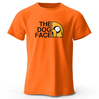 Men's Jake The Dog Printed T Shirt Oversized Funny Graphic Tees for Men Women Tops Tees