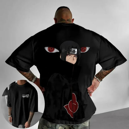 Men Women Itachi Uchiha Printed Japanese Anime 2025 Summer New Hot-seling Short Sleeved Fashion Cotton T-shirt