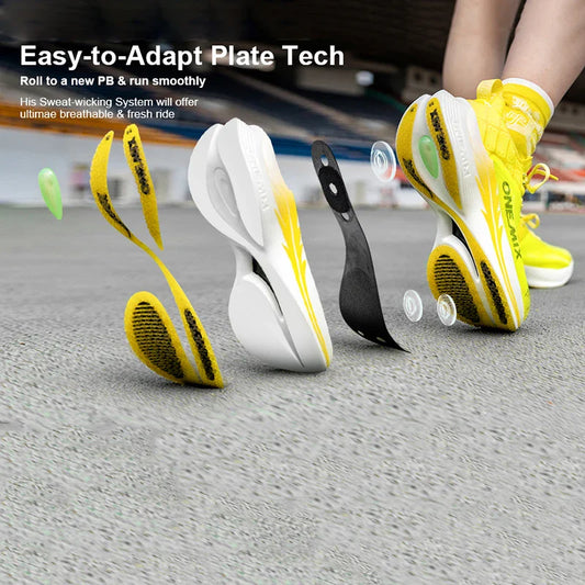 Carbon Plate Marathon Running Racing Shoes Professional Stable Support Shock-relief Ultra-light Rebound Sport Sneakers