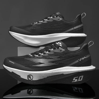 Running Shoes Men Sports Carbon Board Speciality Marathon Breathable Lightweight Women's Comfortable Athletic Nonskid Sneakers
