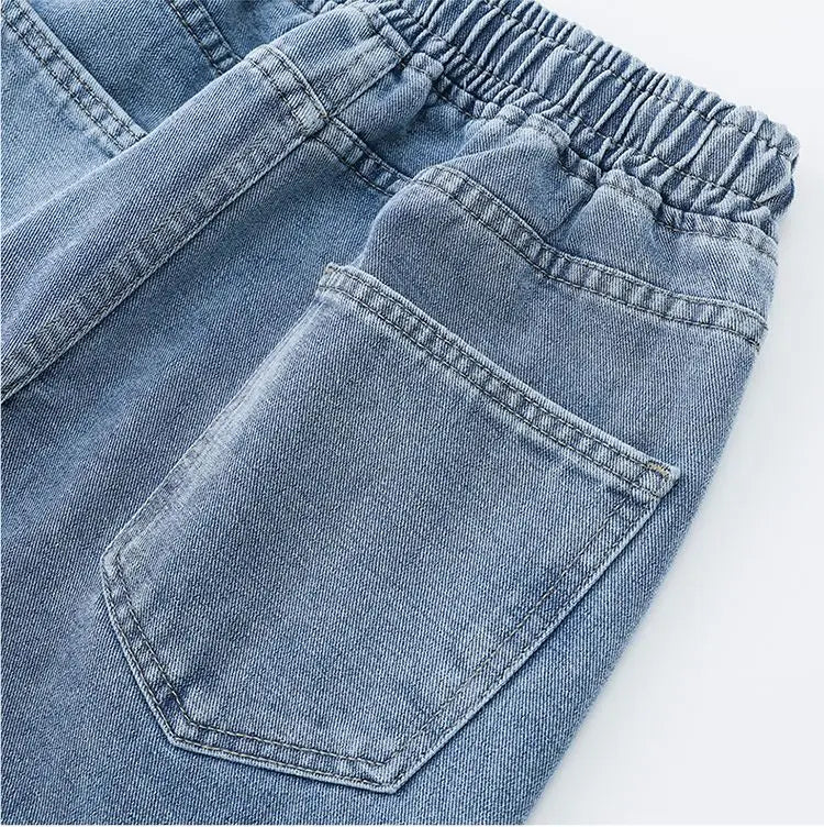 Calça Jeans Masculina Primavera Outono Tendência High Street Reta Perna Larga Roupas Masculinas Calça Jeans Corte Reto