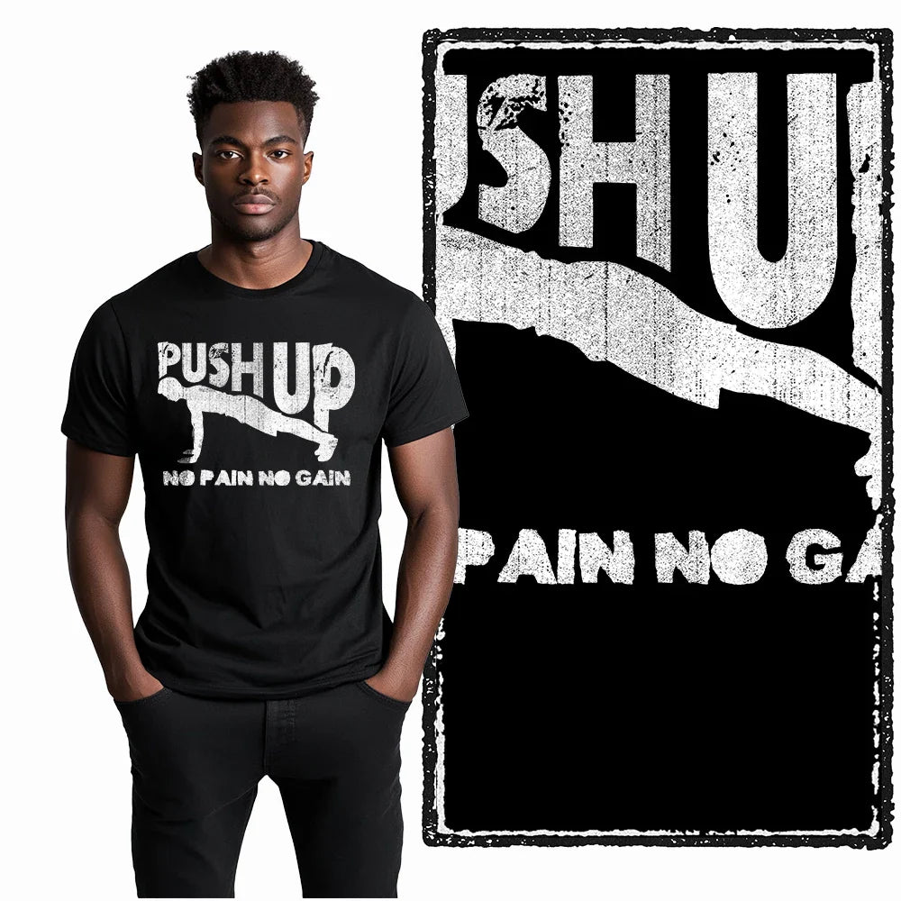 Coolmind YG Body building gym Cotton Exclusive Graphic Men T shirt for men cotton Big Size Cool BLACK men's novelty tee shirt