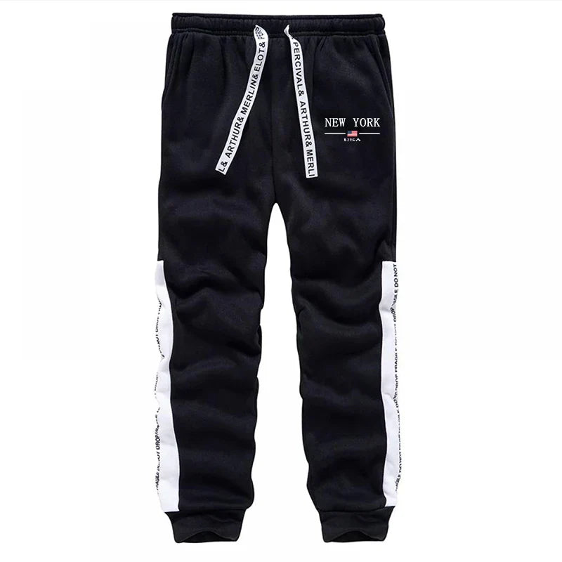 Quality Mens Tracksuit Casual Print Sweatshirts Sports Jogging Mens Clothing Autumn Winter Sportswear Single Piece Hoodie Pants