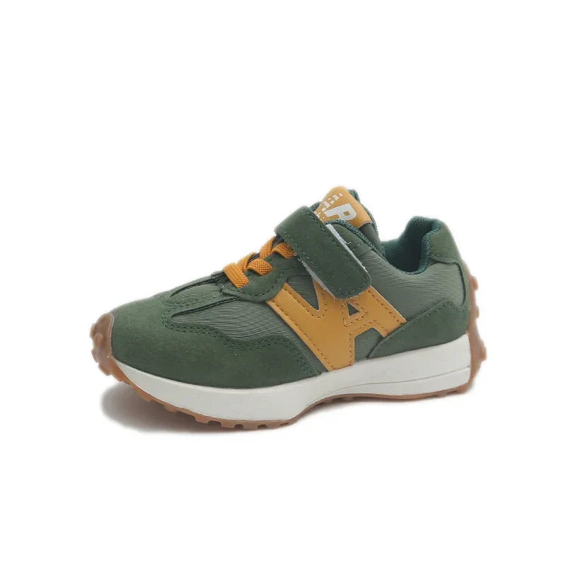 Children Tennis Shoes Patchwork Versatile Boys School Basketball Shoes Kids Fashion Causal Girls Outdoor Sneakers Breathable