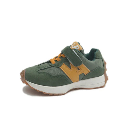 Children Tennis Shoes Patchwork Versatile Boys School Basketball Shoes Kids Fashion Causal Girls Outdoor Sneakers Breathable
