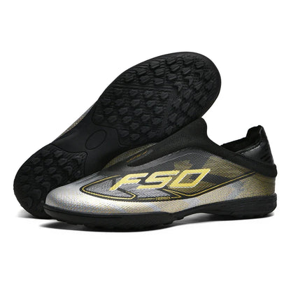 Men Professional TF Soccer Shoes Resistant Casual Grass Studded Male Non Slip Fast Foo451·a